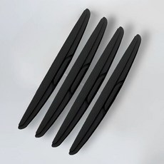 자동차 실리콘 문콕방지 도어가드 (4p), 1세트, 블랙