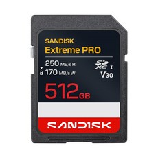 SANDISK Extreme PRO SDXC 512GB 高速記憶卡, 1個