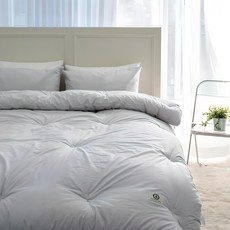 Yesbedding 韓國產純有機棉飯店床寢具, 灰色