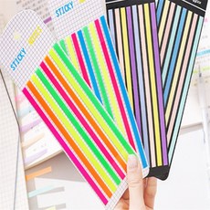 투유샵 인덱스 테이프 접착식, 파스텔혼합