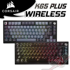 CORSAIR K65 PLUS WIRELESS 三模無線機械式鍵盤, 詳見包裝, 詳見包裝, Corsair  紅軸 英文 灰色