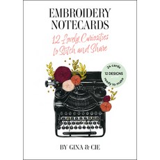 (영문도서) Embroidery Notecards: 12 Lovely Curiosities to Stitch and Share Paperback, Rocky Nook, English, 9798888143384 Rocky Nook, English, 9798888143384