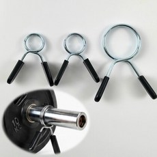 바벨 스프링 클립 원판 고정 마구리 조임쇠 잠금장치, 28MM