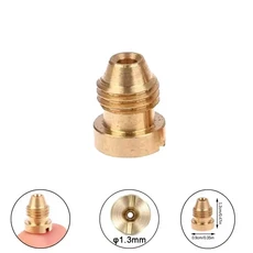 0.8-1.4mm 스프레이 코어 스노우 폼 오리피스 팁 고압 세척기 노즐 (자동차 세척용), 08 1.3mm, 1cm