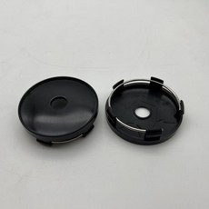 도매 120개 60mm 실버/블랙 무로고 엠블럼 자동차 휠 센터 캡 액세서리 허브 림 커버, [02] Black 60mm 120pcs
