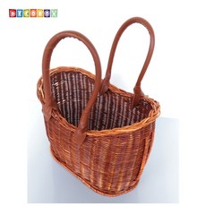 DecoBox 休閒風橢圓藤芯籃 (宴王 野餐 洗衣藍 收納籃)