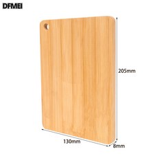 DFMEI 菜板防滑竹菜板家用砧板切菜板案板廚房面板抗菌防黴竹製抑菌粘板, 1個, 方形