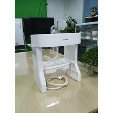 유아용 세면대 세면기 높이조절, 1개, 화이트 물받이+회전형 배수함 있음 B
