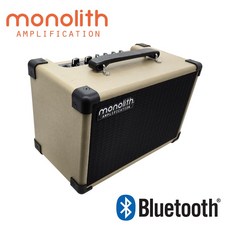 이에스피 Monolith 모노리스 블루투스 음원재생 일렉기타 앰프 PG-15T 15W, 아이보리, 1개
