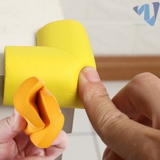 안전보호 책상 테이블 모서리 코너 가드 스펀지 보호 쿠션 10개세트, 10개