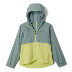 Columbia 컬럼비아 여아용 레인질라 II 재킷 크러시드 블루/네온 라이트102980, Columbia 컬럼비아 여아용 레인질라 II 재킷,