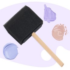 하루한점 스폰지 폼브러쉬 7.5cm 1P 도장용품
