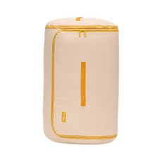 대용량 원통형 이불 보관 가방 방수 방습 이사 포장 도구 솜다운 이불용, 6. 원통형 이불가방 - 대형 - 수축된 크림색(압축