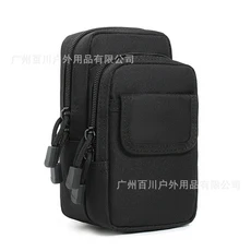 야외 스포츠 리얼리틱 CS 전술용 머니백 지퍼 액세서리 다중 포켓 지갑 휴대용 허리 가방