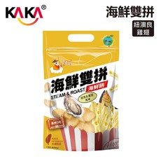 KAKA 海鮮雙拼 薯片 紐澳良雞翅風味 50g, 1個
