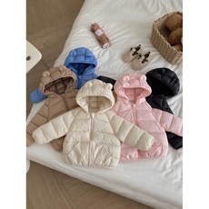 兒童輕薄羽絨棉服寶寶短款棉襖男女童連帽棉衣小童嬰兒洋氣外套潮
