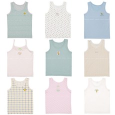 원이가게 삐삐롱 25 S/S 아동 유아 어린이 봄 여름 가을 겨울 모달 면 스판 속옷 민소매 런닝 60~85호