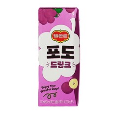 델몬트 드링크 포도, 190ml, 128개