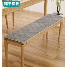 벤치형 매트커버 긴 의자 커버 방석매트, A.체크무늬 회색, 30x180cm
