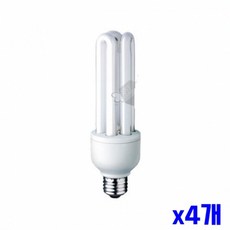 선명한 삼파장 램프 25W 주광색 x4개 형광램프 교체등 교체 등 삼파장 형광 램프 조명 dew+562HC, 1개, 1개