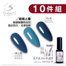 Splus 免清上層7 玻璃上層 10件組 8ml 耐磨耐髒防刮花 玻璃透光不泛黃 抗油抗汙, 1個
