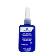 Permatex美國太陽牌 24250 中強度藍色螺絲固定劑 50ml 螺絲膠 螺紋固定劑, 1個