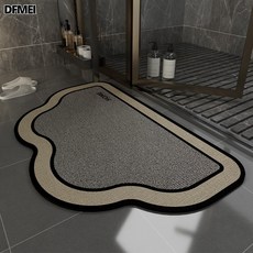 DFMEI 北歐異形吸水防滑浴室地墊, 1個, 雲朵—西雅—A款