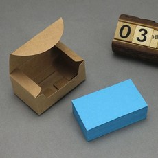 모서리 둥근 손글씨 카드 200장 크마스 제작 입체 감사 축하, 1박스, 직각 카드 터쿼이즈 200장