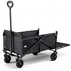 탄씨엔쯔 탄스트라이더 폴디드 오픈 접이식 웨건 KJBAA64000189, 1개, 블랙