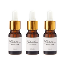 글루타치온 백옥앰플 1+1+1 총 미백기능성 피부톤 광채 화이트닝, 10ml