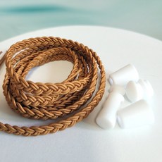 수빠마 수제수경끈 수끈 수경끈 단색, 카멜브라운, 1개