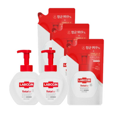 랩신 핸드워시 손세정제 토탈 용기 + 리필, 500ml, 2개
