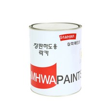 삼화페인트 장판 하도용 락카 1L 투명 유광, 1개