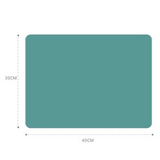 40CM 식기 매트 등급 미끄럼 방수 세척 다목적 데스크탑 가능 보호 실리콘 내열성 방지, 스트립, One Size, Light gr n 1pcs