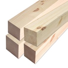 아이베란다 레드파인 집성 각재 각목 다리 받침 60x60x600mm, 4개