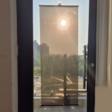 58x125 흡착식 롤 햇빛가리개 블라인드 햇빛 롤스크린 간편 창문 부착 설치 롤링 가리개 커튼