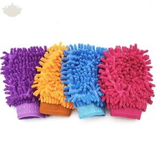 세차 청소 극세사 장갑 먼지 제거 물기 흡수 차량 실내 유리 닦이 용품, 1개