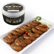 바로먹는 깐 새우장 간장 오동통 먹기편한 밥 반찬, 1개, 300g