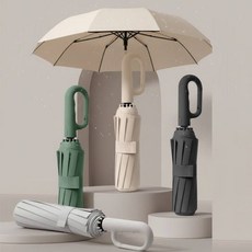 이중창살 내구성 튼튼한 휴대용 비바람차단 방수 우산 실용성 자동 우산