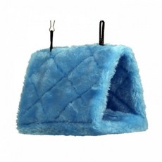 보온 포근한 둥지 조류 앵무새 은신처 반려 겨울용 벨벳 새집, 그레이-소형, 1개, 단일상품1