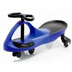 어린이 스윙카 붕붕카 키즈 핸들카 저소음 LED불빛 바퀴 실내및 실외 유아용품 어린이 마스크 50매 증정, 파랑색, 1개