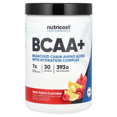 뉴트리코스트 운동 능력 BCAA+ 과일 펀치 393g(14oz) NCS-57199, 1개