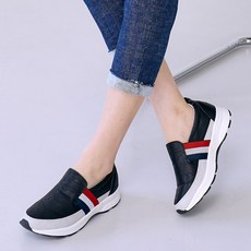 에스유니 데일리 키높이 여성 슬립온 운동화 단화 캐주얼화 4cm