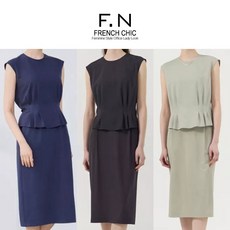Ef.n [에프엔] F.N 페플럼 블라우스 + 스커트 M242