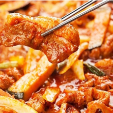 미소담 무항생제 오리불고기 1등급 오리고기 고추장양념, 주물럭2개