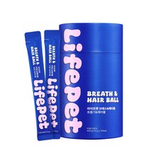 라이프펫 고양이 호흡기 영양제 헤어볼&브리드, 1개, 호흡기/기관지, 30회분