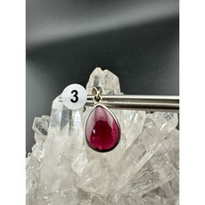 樂石 巴西紫牙烏石榴石925純銀吊墜 飾品, 1個