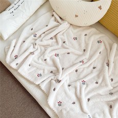 아기 블랭킷 겨울 극세사 보노 담요, 솔방울 솔방울