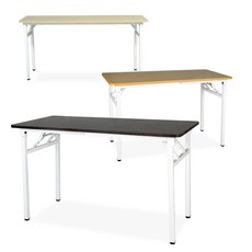 나인홈 밀키 절탁자 사무용 접이식 테이블 입식책상 1800x450, 퓨어비치