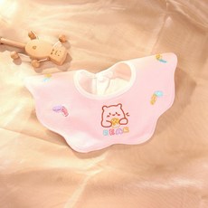 嬰幼兒刺繡旋轉圍兜